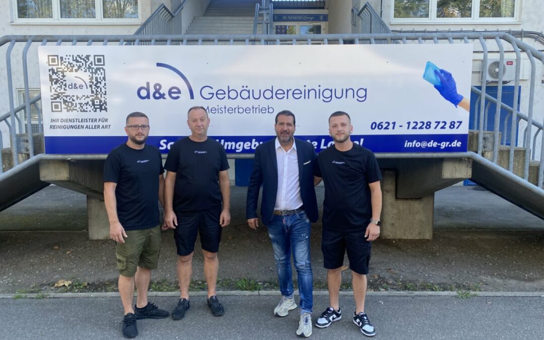 d&e Gebäudereinigung ist neuer Business-Club Partner des SV Waldhof