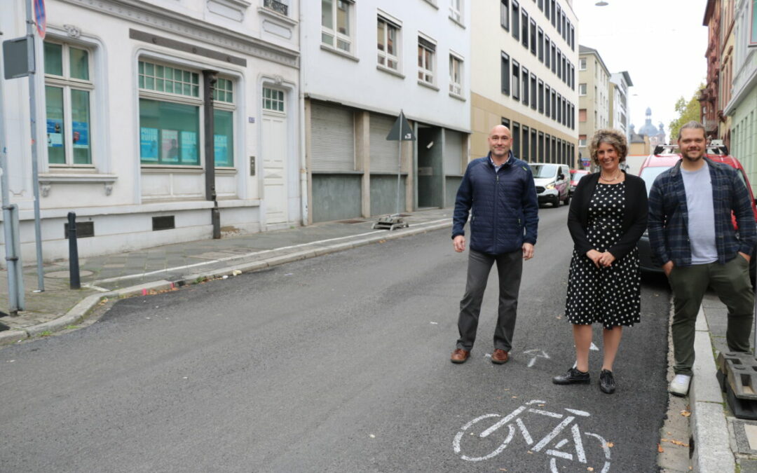 Sanierung der Fahrbahndecke im ersten Quadranten der Mannheimer Innenstadt abgeschlossen