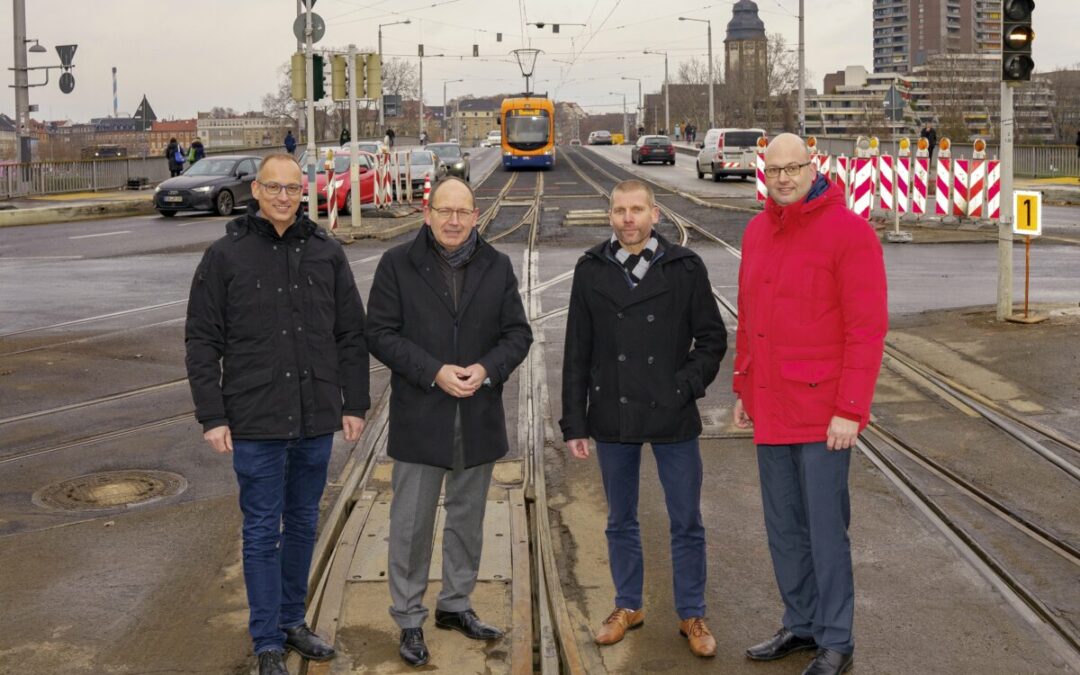 Die Stadtbahnen rollen wieder „iwwer die Brigg“