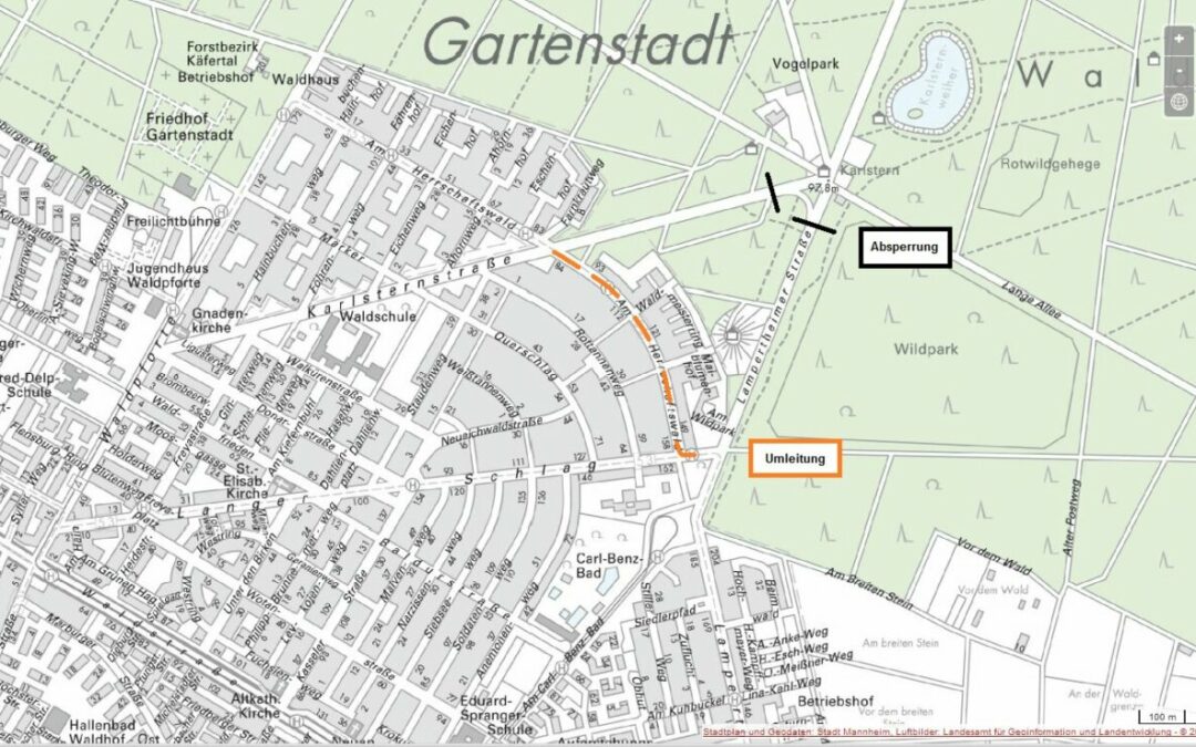 Krötenwanderung: Straßenabschnitt am Karlstern gesperrt