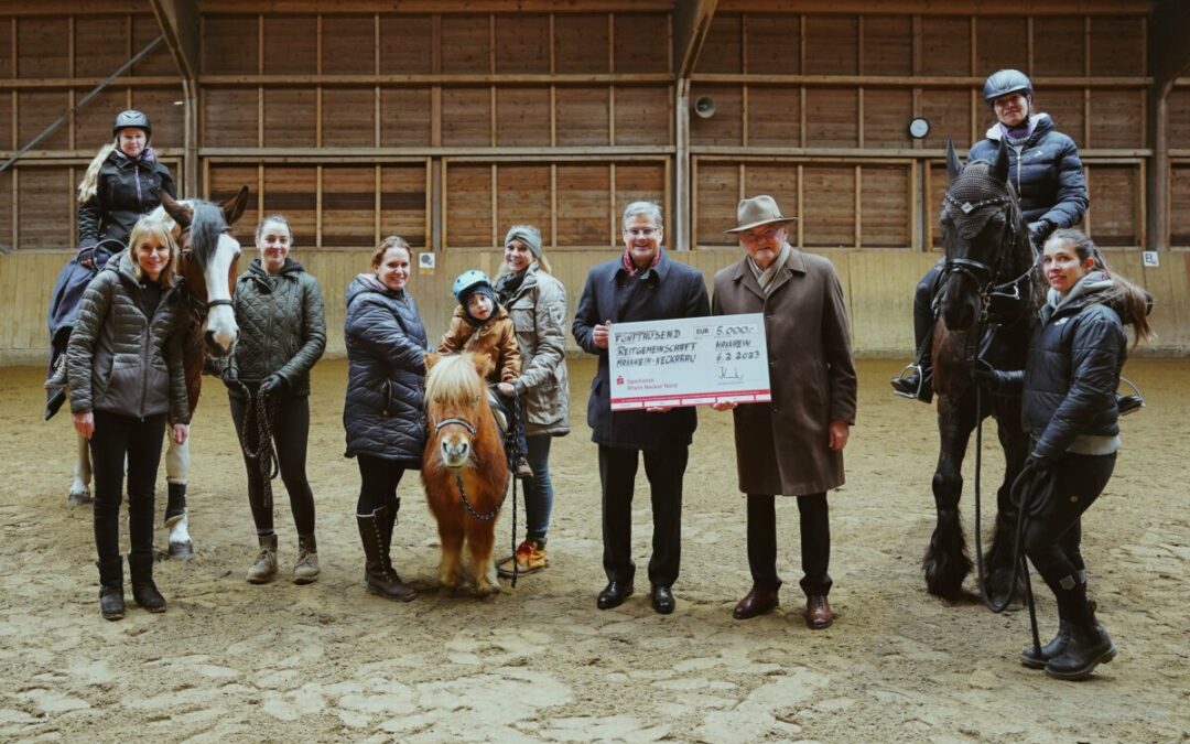 5000 Euro für Therapeutisches Reiten