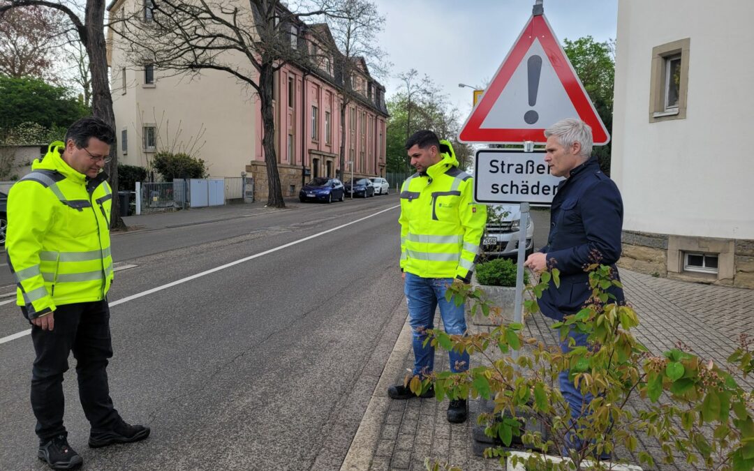 Bauarbeiten im Stadtgebiet