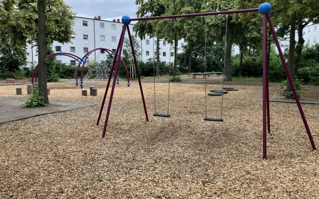 Waldhof: Der Spielplatz auf dem Weizenplatz wurde erneuert